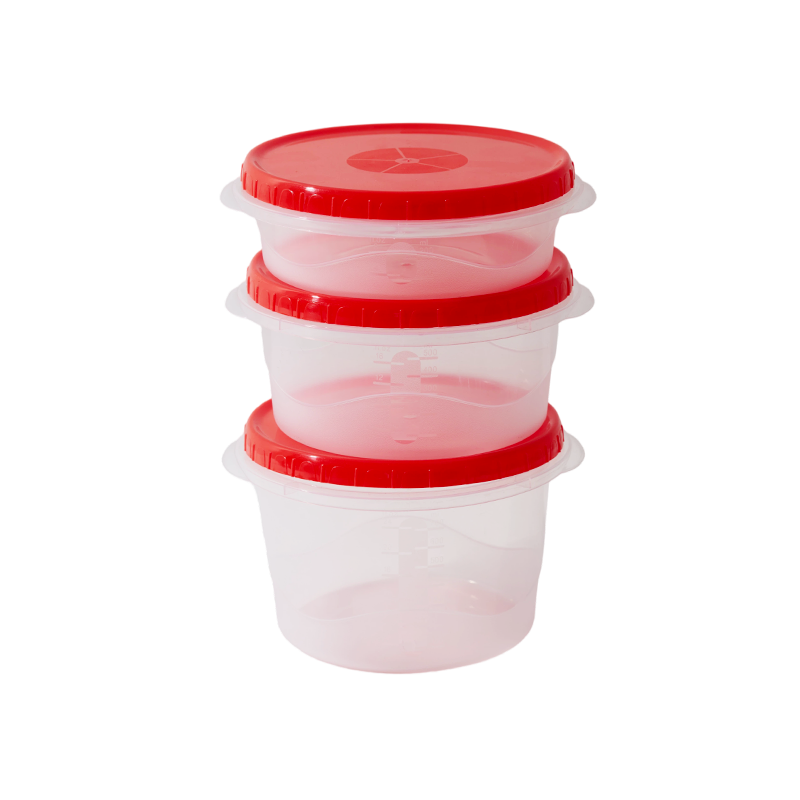 Форма для литья под давлением круглого контейнера для хранения продуктов